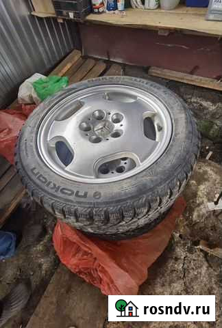 Диски оригинал mercedes w210 с резиной r16 Пенза - изображение 1