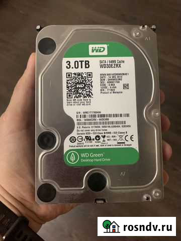Жесткий диск WD Green IntelliPower (WD30ezrx) Пенза - изображение 1