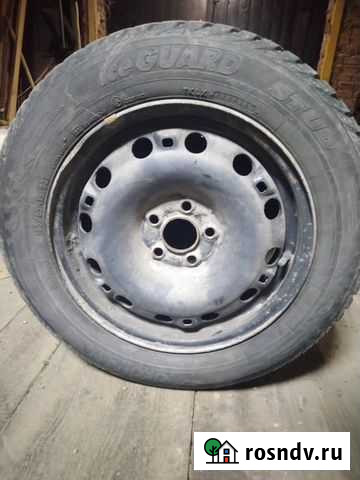 Шины 185 65 15 зимние бу с дисками Никольское - изображение 1