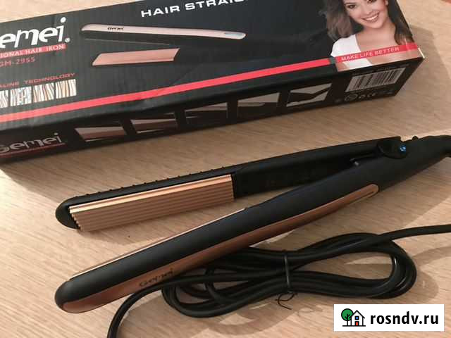 Профессиональная плойка-гофре Gemei Новосибирск - изображение 1