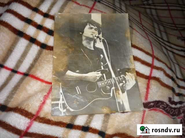 Ретро фото Виктора Цоя и плакат Freddie mercury Малая Вишера - изображение 1