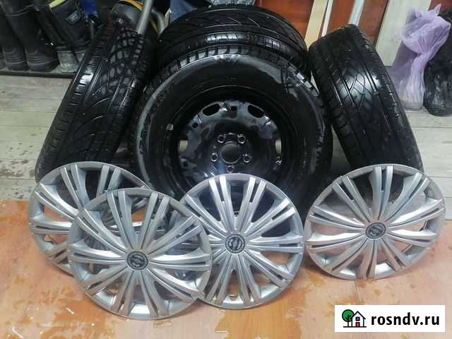 Продам колеса 175 /70,R14, 5/100 б/у 7000т.р, торг Сосногорск - изображение 1