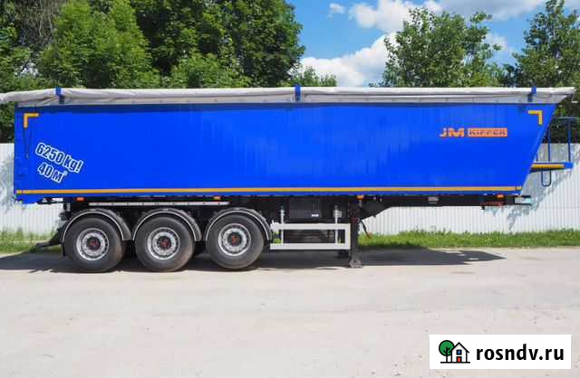 Полуприцеп самосвальный JM Kipper Стальной 38-50 м3 (задний борт клапан-ворота), 2021 Пенза - изображение 1