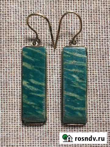 Серьги серебро 875 СССР Старый Оскол - изображение 1