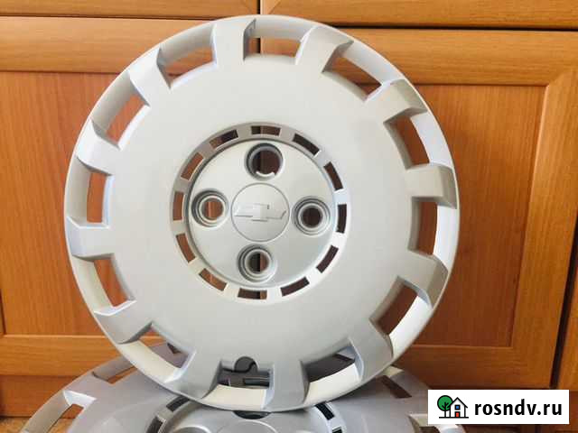 Колпаки Chevrolet комплект 4шт R13 оригинал Кузнецк - изображение 1