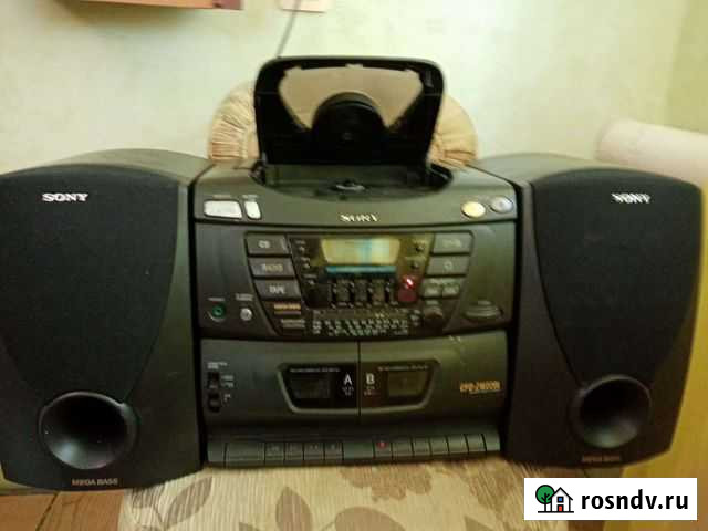 Музыкальный центр, CD Radio Cassette Corder. soni Нижняя Мактама - изображение 1