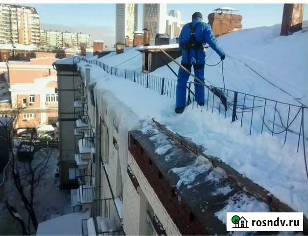 Уборка снега с крыш, наледи, сосулек, высотные раб Шадринск - изображение 1