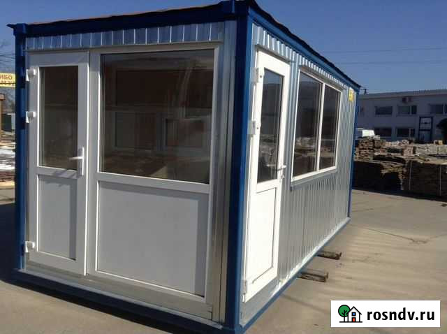 Кпп, Блок Контейнер, Пост Охраны 5.0x2.4 м Липецк - изображение 1