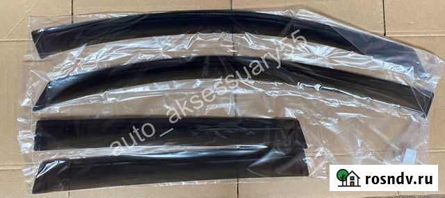 Ветровики дефлекторы Honda Fit Jazz Хонда Фит Джаз Омск - изображение 1