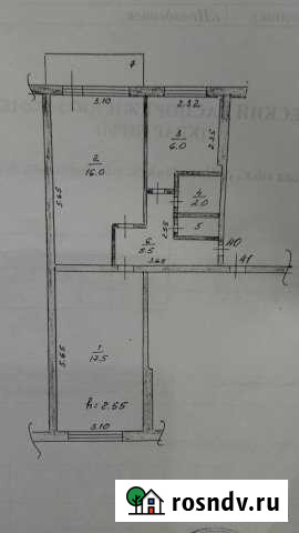 2-комнатная квартира, 48 м², 4/5 эт. на продажу в Новодвинске Новодвинск - изображение 1