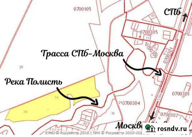 Участок СНТ, ДНП 980 сот. на продажу в Чудово Чудово - изображение 1