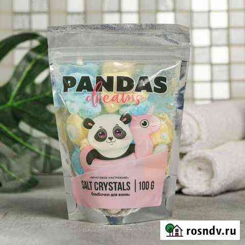 Соляные кристаллы pandas dreams, 100 г Владимир