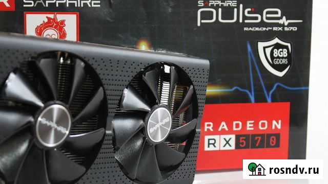 Sapphire AMD Radeon RX 570 pulse 8GB Благовещенск - изображение 1