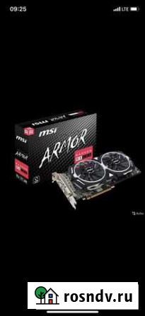 Видеокарта rx580 8gb armor Омск - изображение 1