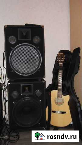 Сабвуфер и усилитель, микшер, колонки Киров - изображение 1