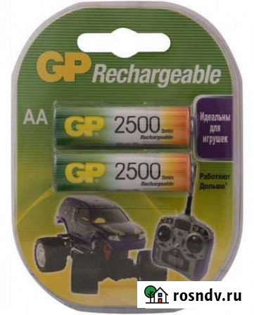 Аккумулятор GP 2500 мА/ч (Ni-Mh), 2 ед Красноярск - изображение 1