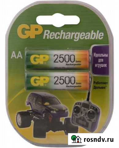 Аккумулятор GP 2500 мА/ч (Ni-Mh), 2 ед Красноярск - изображение 1