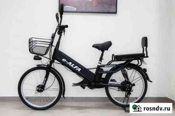 Электровелосипед green city e-alfa GL черный Казань