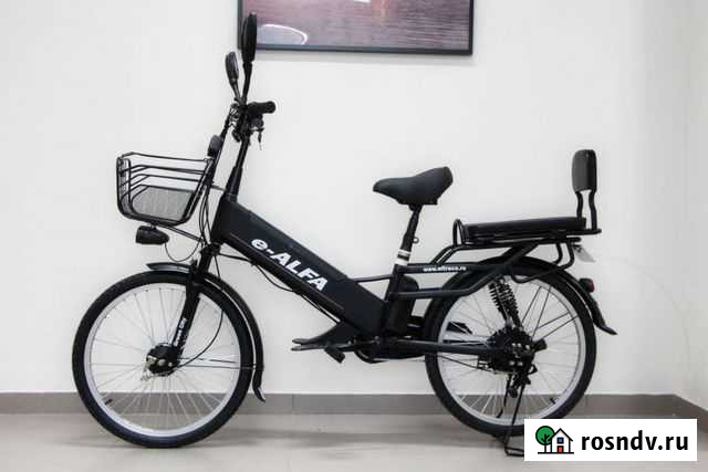 Электровелосипед green city e-alfa GL черный Казань - изображение 1