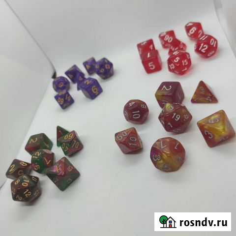 Набор дайсов для D&D. Кубики игральные Санкт-Петербург - изображение 1