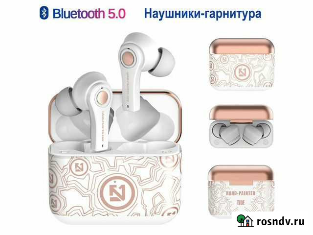Наушники Гарнитура TS-100 TWS BT5.0 Новые Бердск - изображение 1