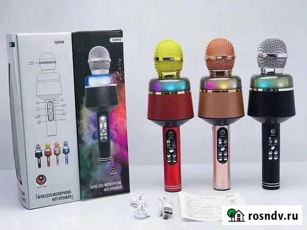 Беспроводной караоке микрофон Q008 Омск - изображение 1
