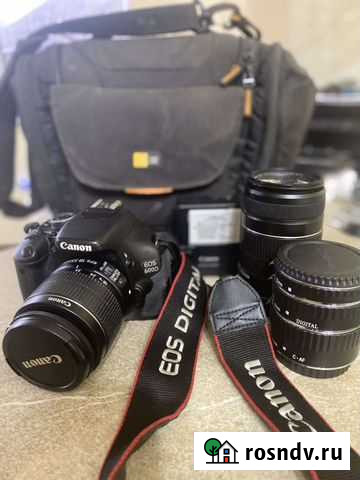 Зеркальный фотоаппарат canon 600d Севастополь - изображение 1