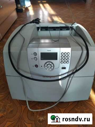 Продам или меняю принтер lexmark t640 + новый карт Бийск - изображение 1