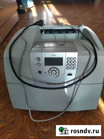 Продам или меняю принтер lexmark t640 + новый карт Бийск - изображение 1