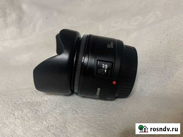 Объектив Canon 50mm 1.8 II Борисоглебск - изображение 1