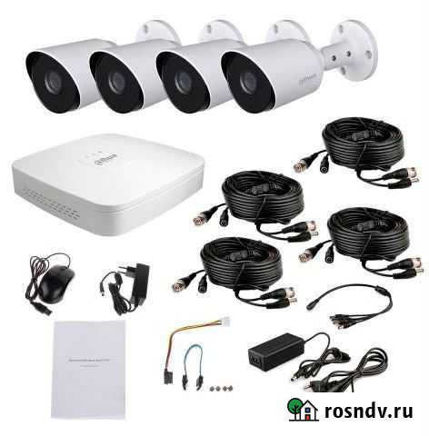 Комплект камер видеонаблюдения 4шт. HiWatch Тюмень - изображение 1