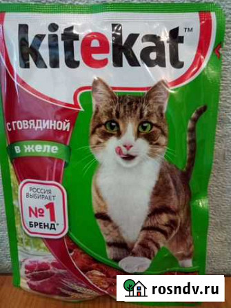 Влажный корм для кошекKitekat85г,в ассортименте Уссурийск - изображение 1