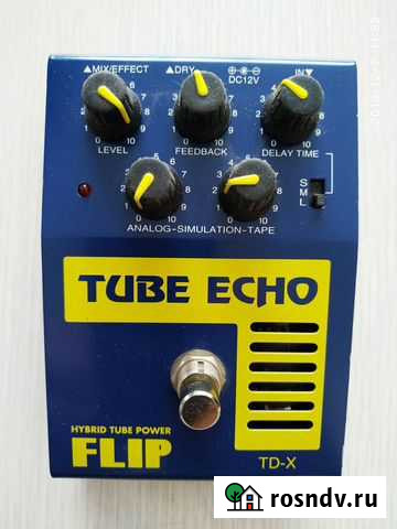 Педаль Flip Series TD-X Tube Echo Guitar Effects Казань - изображение 1
