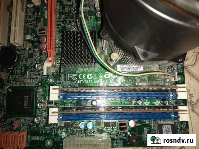 Материнская плата+ кулер + оперативная память Владимир - изображение 1