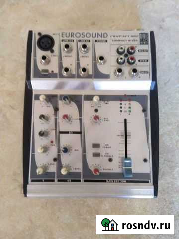 Микшерный пульт eurosound compact-502 Челябинск - изображение 1