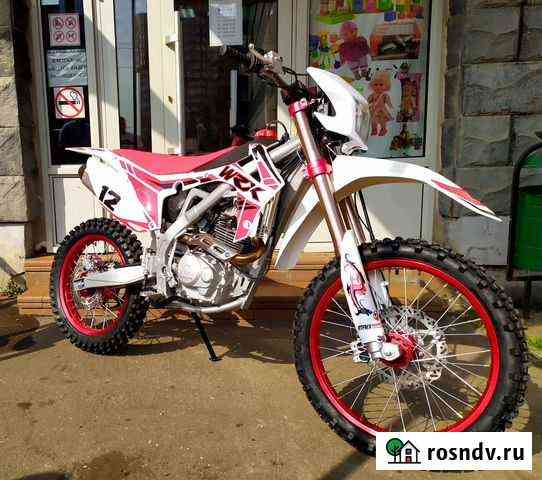 Motoland Мотоцикл Кросс WRX250 lite красный Цвет Люберцы
