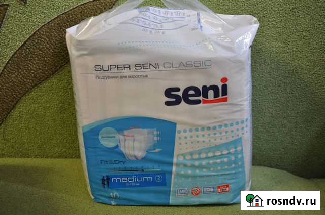 Seni Подгузники для взрослых разм 2(75-110см) 10шт Тула - изображение 1