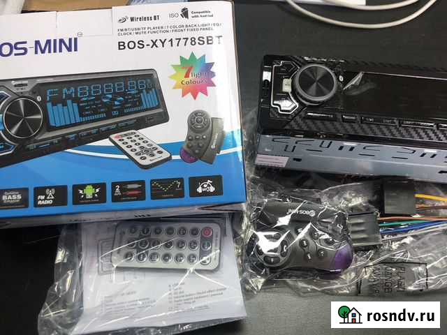Магнитола bos mini с блютузом новая Владимир - изображение 1