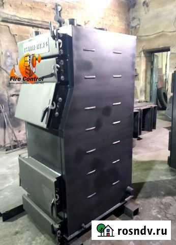 Котел твердотопливный длительного горения Уют-110 Кызыл - изображение 1