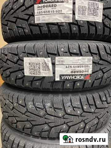 Yokohama Ice Guard Stud iG55 185/65 R15 4шт Великие Луки - изображение 1