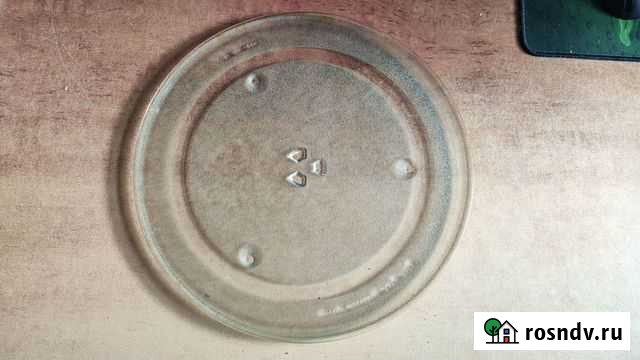 Стеклянный поддон для свч печи диаметром 36см Рязань - изображение 1