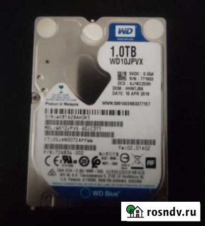Жесткий диск 1 тб WD Ростов-на-Дону - изображение 1