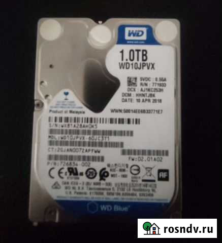 Жесткий диск 1 тб WD Ростов-на-Дону - изображение 1