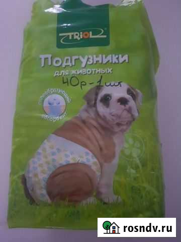 Подгузники для собак Вологда - изображение 1