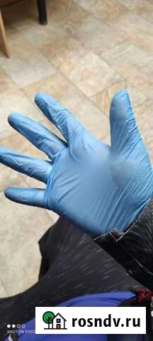 Перчатки нитриловые текстурированные клевер Пермь - изображение 1