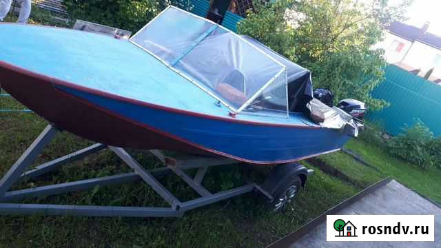 Лодка Днепр,мотор Mercury15,прицеп Оса - изображение 1