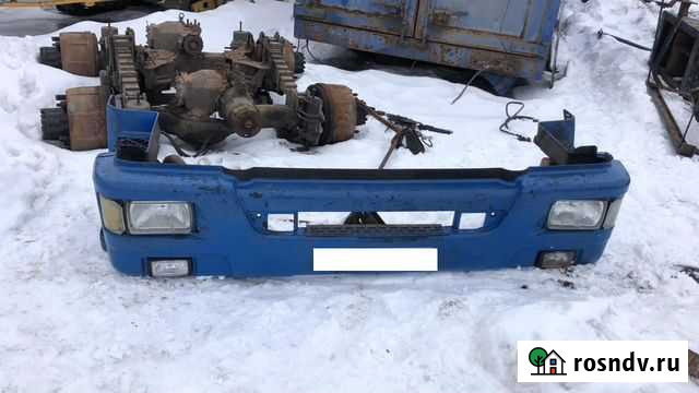 Бампер передний на Камаз 65117 с подножками Средняя Елюзань - изображение 1
