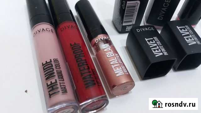 Блеск для губ, помада, 6 шт Киров - изображение 1