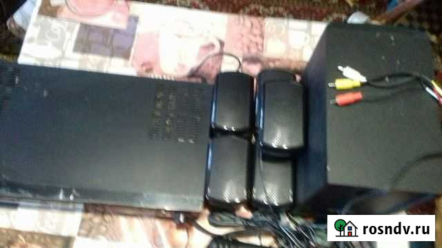 Муз.центр +2микрофона караоке+ dwdновый Волгоград - изображение 1