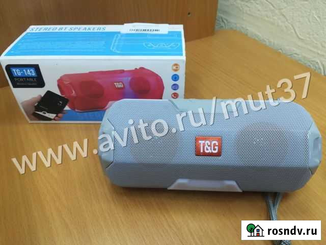 Колонка беспроводная T&G 143, серая Иваново - изображение 1